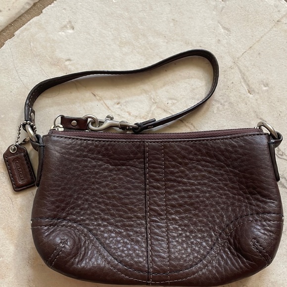 Coach Handbags - COACH leather wristlet